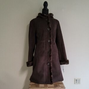 Elegant Brown Women's Coat